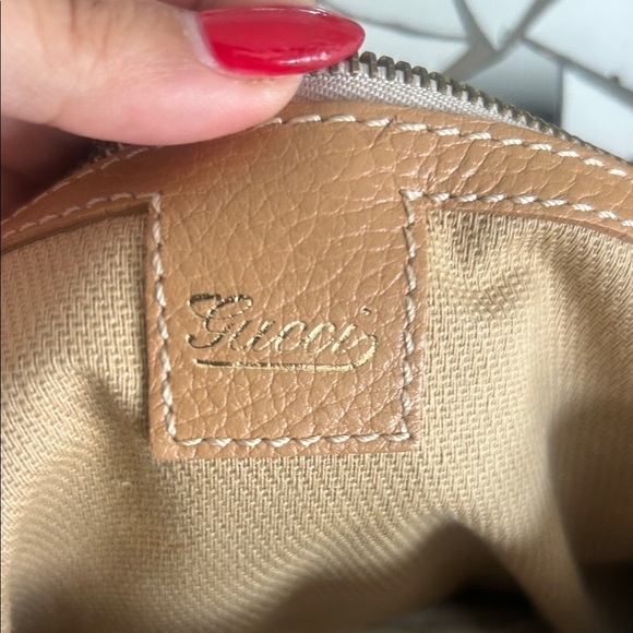 Gucci Vintage Y2K Tan and Brown Shoulder Bag - Picture 7 of 13